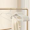 10-30PCS Non-Slip Fleece Hanger with Bold Design Decorators Seamless Wardrobe Storage Sorting Drying Rack Specialized Hanger
