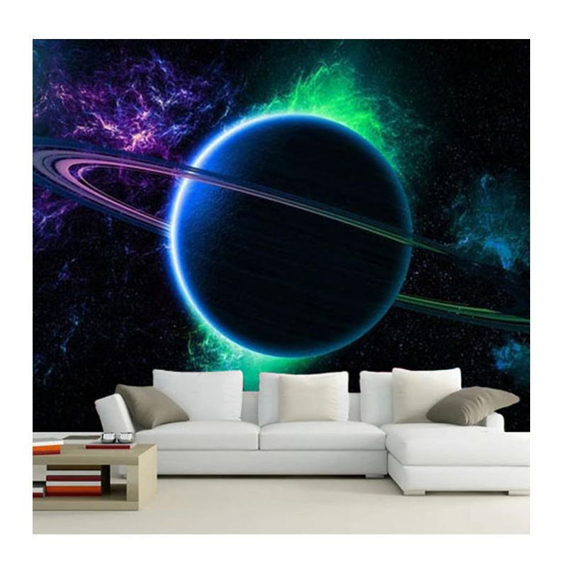

Wallpaper 3D Starry Sky Universe Murals Living Room KTV Bar Creative Art Wall Paper 3D Fresco 200 cm(W) x 140 cm(H)