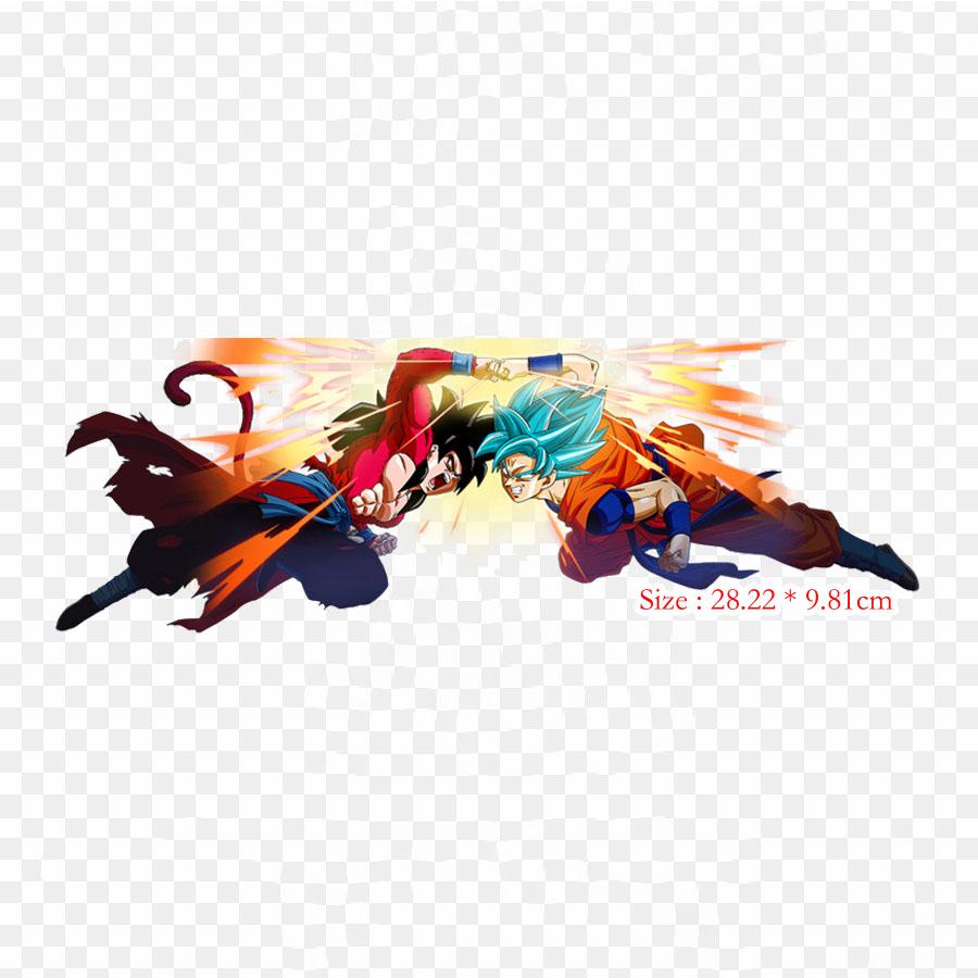 Patches For Clothes Bag Iron On Thermal Stickers Dragonball Dragon Ball Goku Pattern Washable Heat Transfer