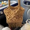 Seaside Beach Hollow Weaving Capacity Handbags Bohemian Style Tassel Verstaile Fashion Tote Bags Ladies Shoulder Bag For Woman