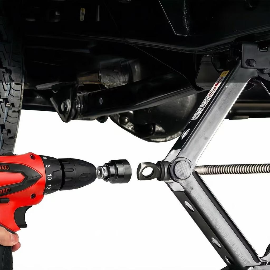 1SET Heavy-Duty Socket Wrench & Hex Screwdriver, Suitable for Household Maintenance, Automotive Tire Replacement, Garage Repairs
