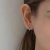 [Silver925] Tears Onetouch Earrings