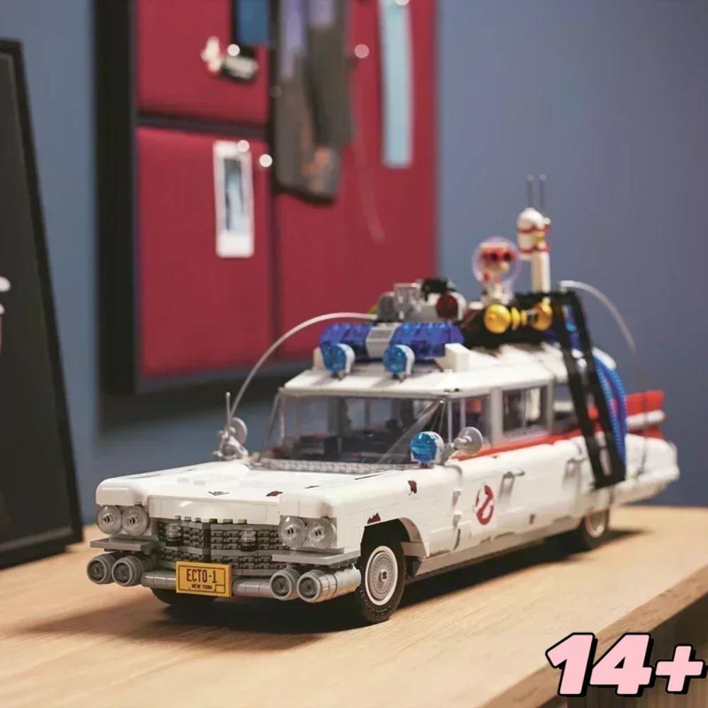 NUOVO 2352pz Ghostbusters ECTO-1 Veicolo Creativo 10274 Puzzle di Blocchi da Costruzione Modello Giocattolo Modello Auto Regalo per Vacanze Compleanno Natale