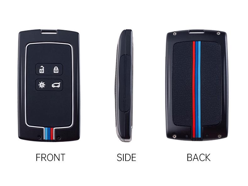 Renault Key Cover for Koleos, Captur, Fluence, Scenic, Latitude, and Megane - Remote Control Card Shell.