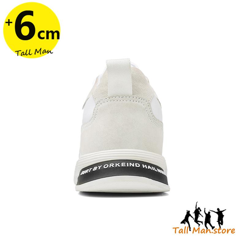 Elevator Shoes Men Height Increase Shoes Man Sneakers Heightening Sports Fashion Insole 6Cm Tall Man