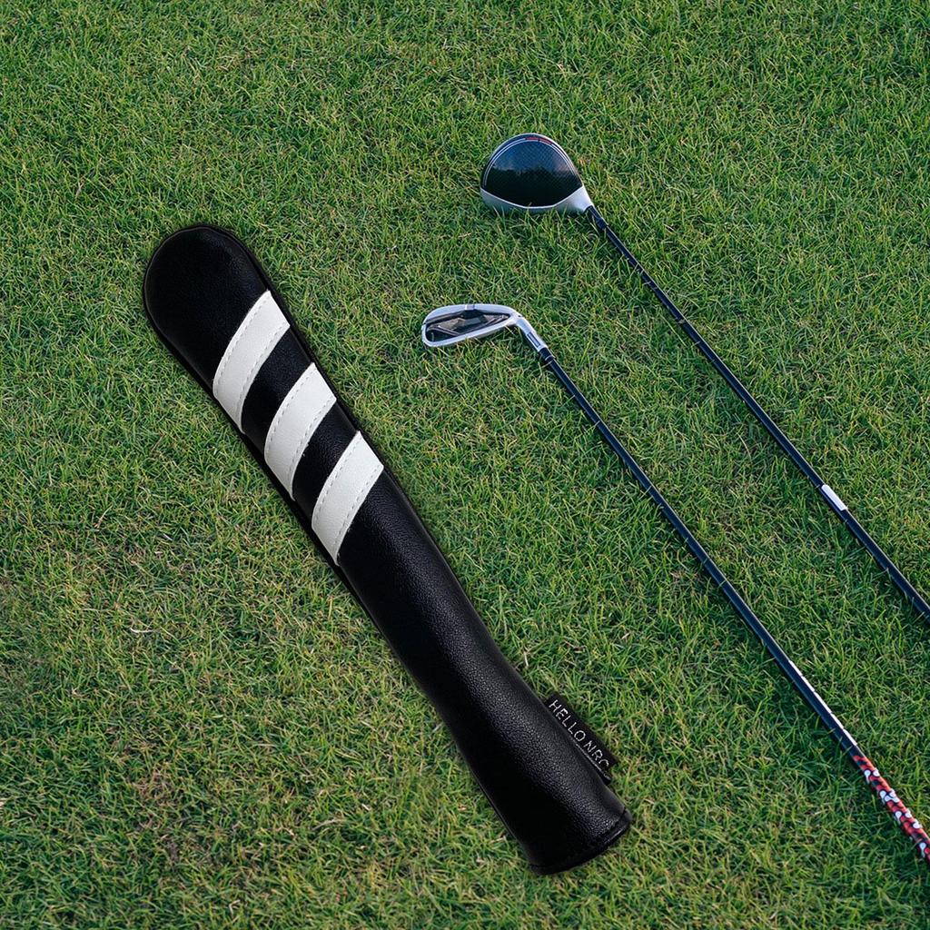Kryt na alignment tyče Pouzdro na golfové hole Držák s krytem hlavy z PU kůže Tréninkové hole