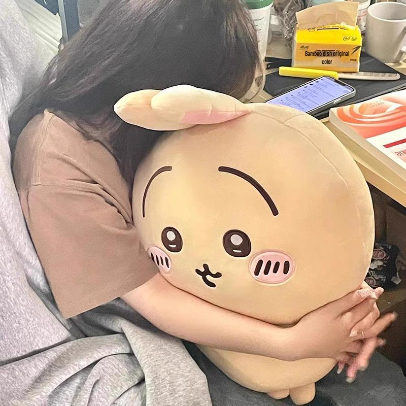 Usagi Hachi Chiikawa Plush Toy - Small Cute Doll & Large Saki Pillow