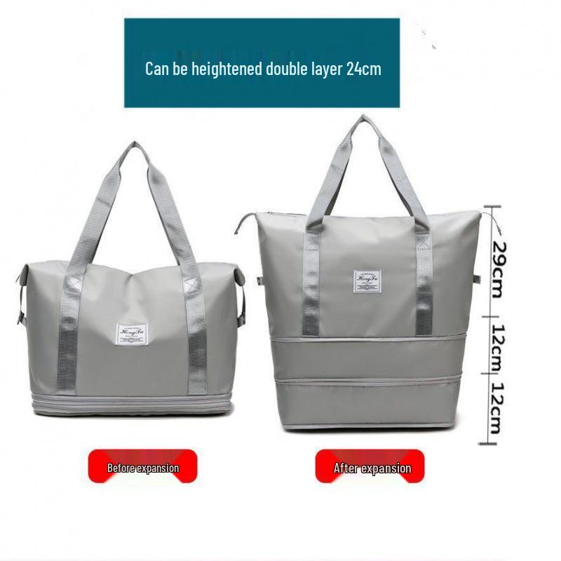 Dreilagige Duffle-Tasche für Wehen und Geburt mit Rädern - Handliche Reisetasche mit großem Fassungsvermögen für Frauen