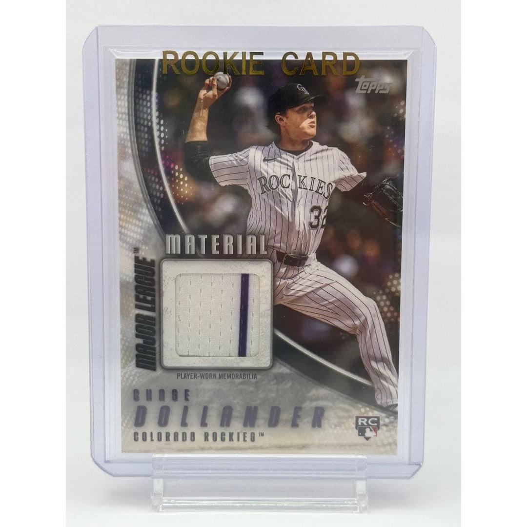 Used 2025 Topps Chase Dollander (RC) Costume Card