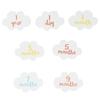 lulujo blanket card set with sunshine milestones and photo sheets for baby summer lulujo showers, [product]