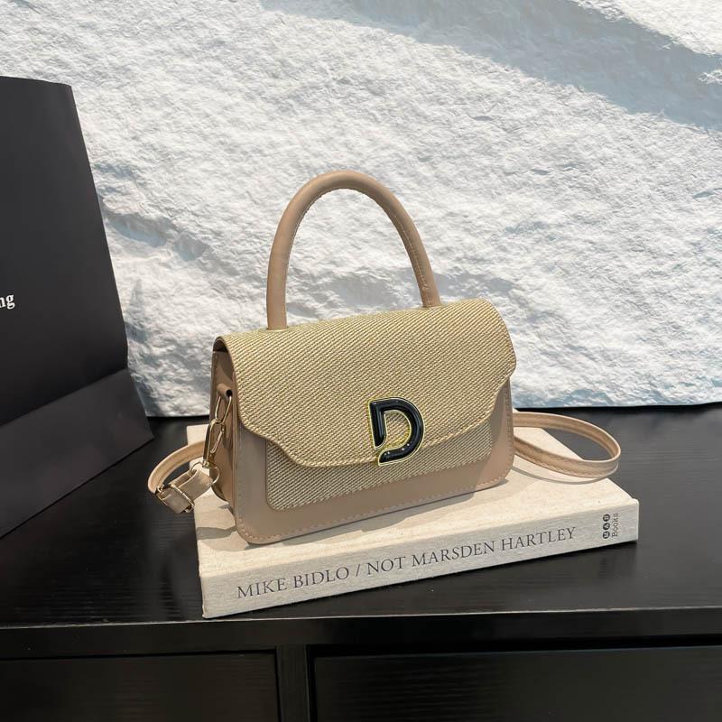 Letter Bag Women's High-end Texture 2025 Summer New Retro European and American Fashion Single Shoulder Oblique Span Bag
