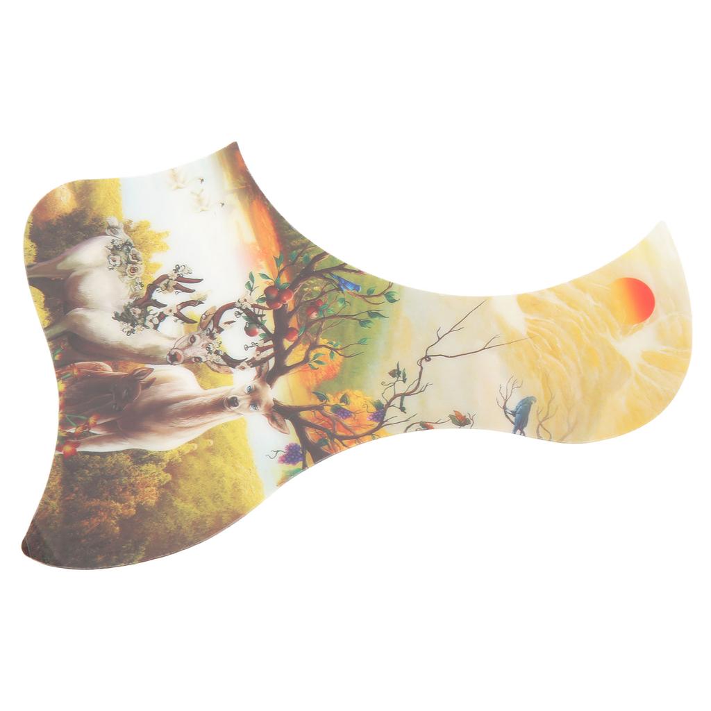 Acoustic Guitar Pickguard PVC Front Guard Plate Pretty Pattern Instrument Accessory