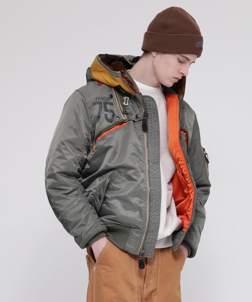 Avirex Remodel Mark 2 6182195 073 MA-1 Men's 783-8252056 (L, SAGE)