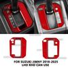 ABS Carbon Fiber Glossy Black LHD RHD for Suzuki Jimny JB74 JB64      2024 2025 Car Gear Shift Panel Sticker