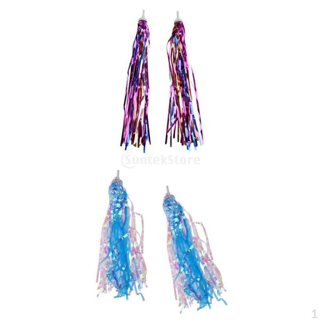 

Bike Streamers Scooter Shining Tassels Handle Bar Decoration Decor