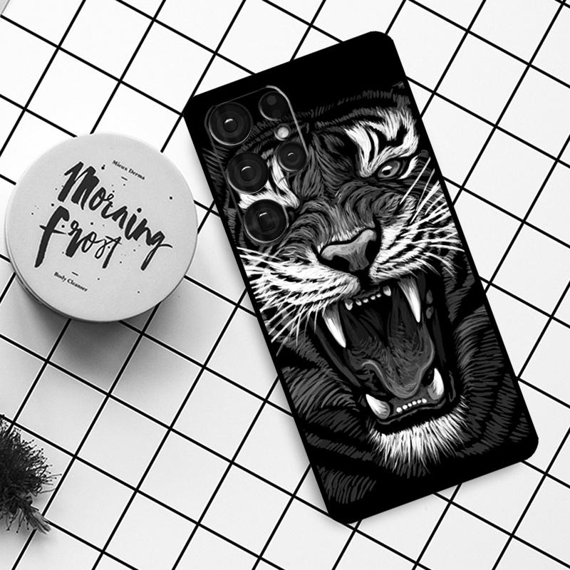 Tier Tiger Hülle Für Samsung Galaxy S25 Ultra S23 S22 S21 S20 S24 Ultra S9 S10 Plus S25 FE Handyhülle