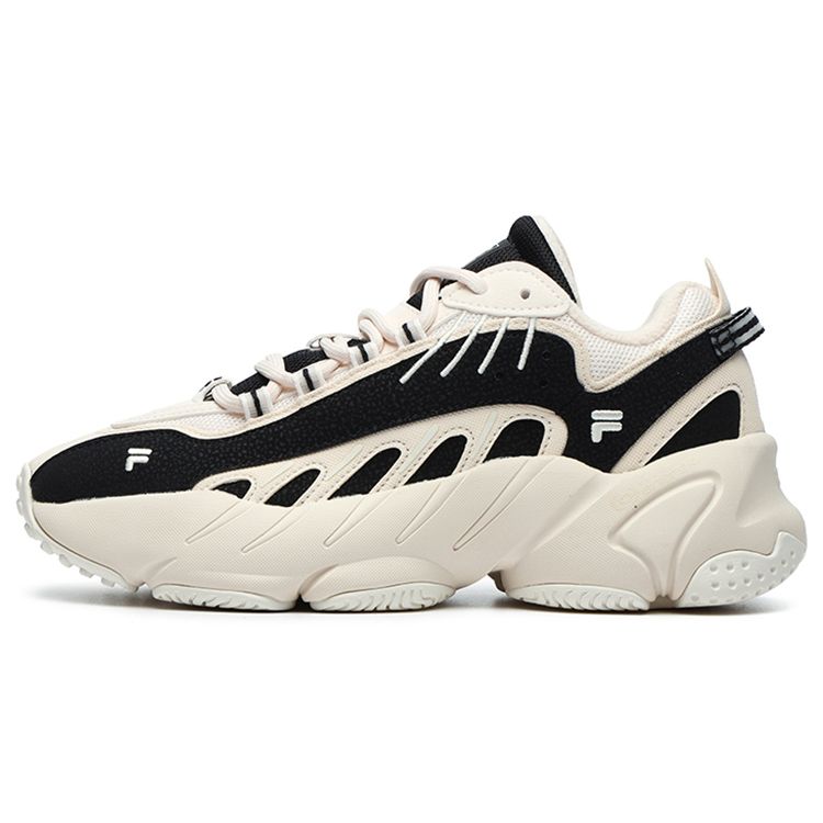 FILA ADE Synthetic Leather Fabric Comfortable Low-Top Dad Shoes Women sneaker Land-Red F12W141120FDB