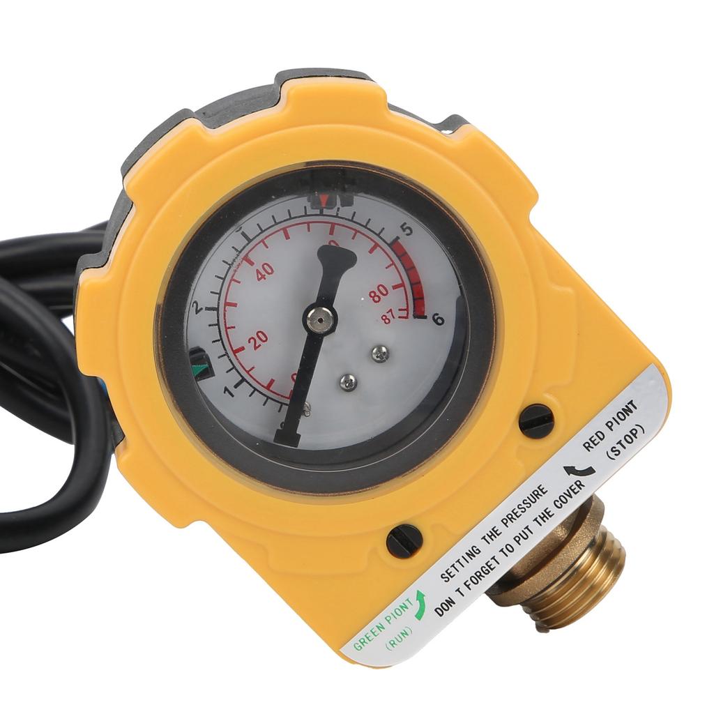 Water Pump Pressure Controller Automatic Electronic Adjustable Switch E06‑1500 30AEU Plug AC220V