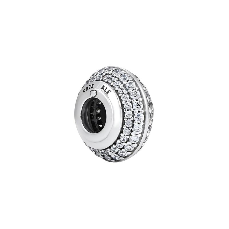 Pandora Silver Sparkle Pavé Charm Silver 798066CZ