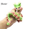 3D Printed Dragon Articulated Fidget Toy, Cute Ornaments, Desk Objects for Focus Decor Stress Relief Toy Adults, Fantasy Collectible Gift Sensory Toys