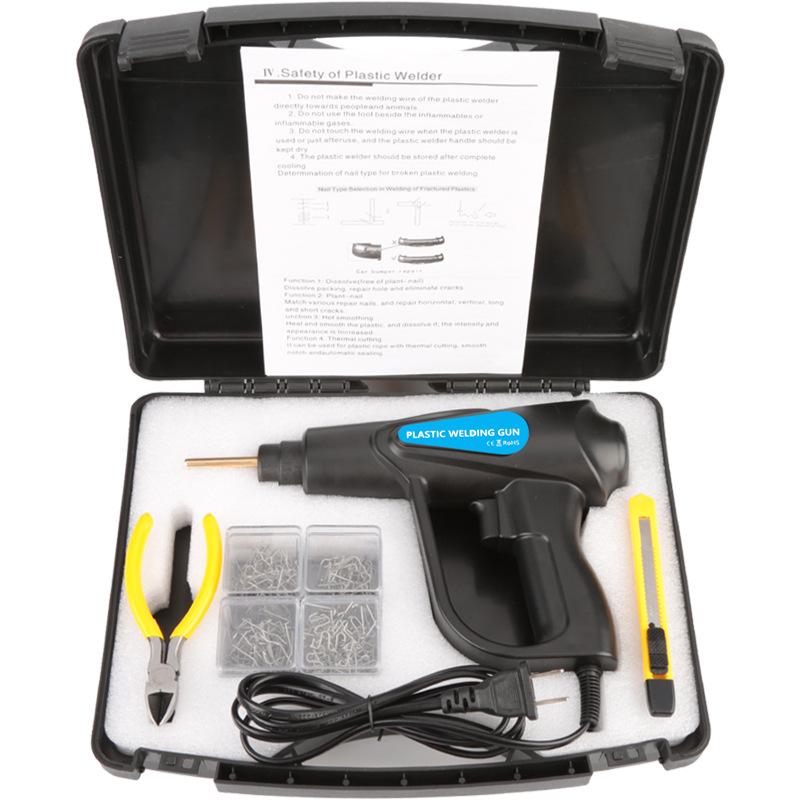 Plastic Welding Machine with Nail Gun for Automobile Bumper Repair and Plastic Crack Melt Welding Tool
