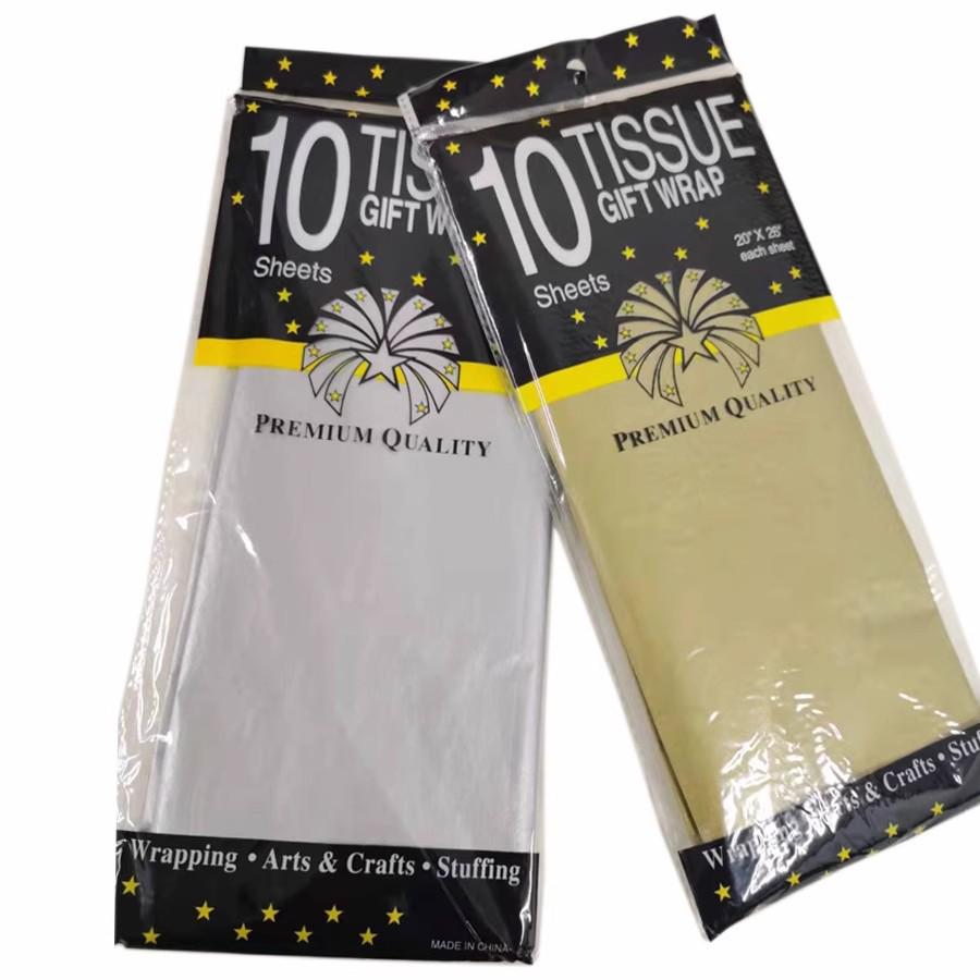 14g Colored Tissue Paper for Christmas Decoration & Kids' Crafts, Fresh Flower Wrapping