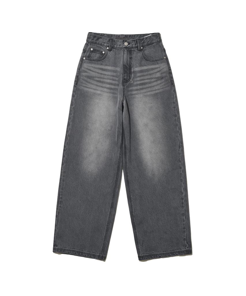 Depeugameoncheu Wide Denim Pants [2 Colors]