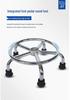 Anti-static Lab Stool with Adjustable Backrest for Optometry and Cleanroom Use