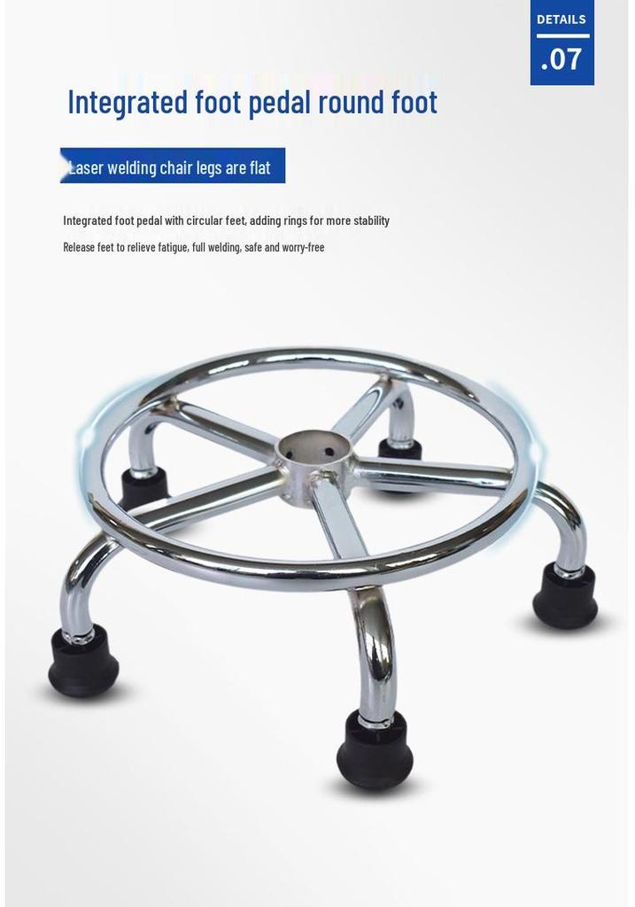 Anti-static Lab Stool with Adjustable Backrest for Optometry and Cleanroom Use
