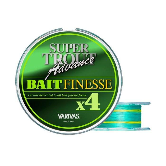 Varivas Super Trout Advance Bait Finesse PEX4 100M 0.6 Light Green + Light Yellow (0.6)