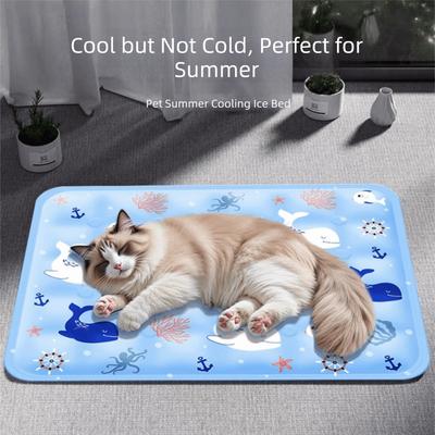 New Extra Large Dog Cooling Mat Cooling Cold Soft Pet Cold Bed Ice Pad Blanket Pet Accessories
