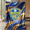 Coperta in Flanella con Stampa Leeds United, Morbida Calda Leggera Coperta da Divano Letto Campeggio