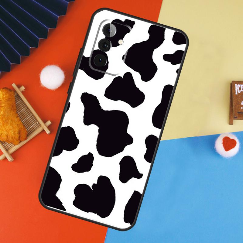Cow Print Case For Samsung Galaxy A54 A34 A14 A55 A35 A33 A53 A13 A23 A17 A06 A16 A56 A36 A52 A32 A15