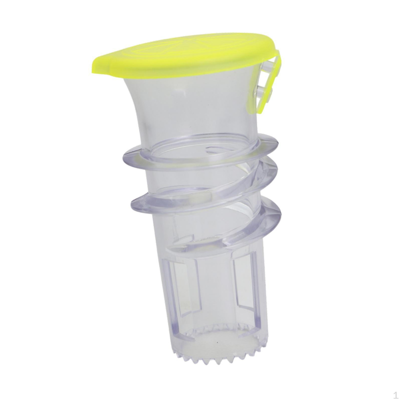 

Ручной экстрактор цитрусового сока с крышкой для апельсинов и лаймов жёлтый