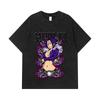 275 GSM Washed T-shirts 100% Cotton Seven Deadly Sins V8 Merlin Print Unisex Heavy Cotton T Shirt