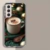 Christmas Spiced Gingerbread Latte Phone Case For Samsung Galaxy S25 Edge S24 S23 FE S21 S20 S10 Plus S22 S26 Ultra Cover Clear