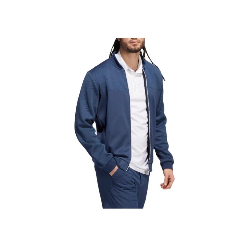 Adidas Chaqueta de Golf para Hombre Color Sólido con Estampado de Logo Ropa de Abrigo Azul HF6515