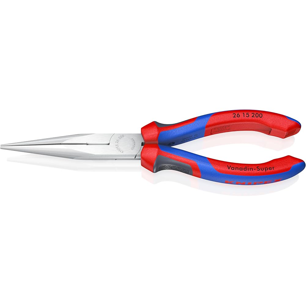 Knipex (Knipex) Прецизионные радиомонтажные плоскогубцы 200 мм с удобной ручкой, совместимы с твердыми проводами и ...