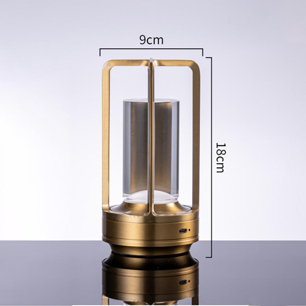 Crystal Lamp Plastic Bedside Table Bedroom Led Touch Table Lamp Restaurant Decoration Atmosphere Night Light