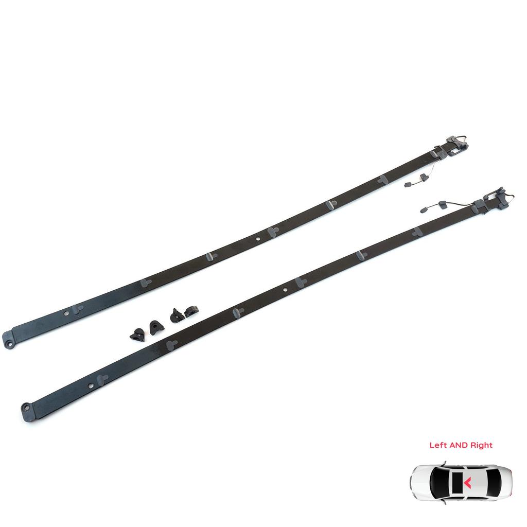 BSR593 Panoramic Sliding Roof Sunroof Rail Frame Glass Slider Guide Repair Set Length 57 Cm for Mercedes C-Class W205 2014-2021
