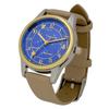 FIELD WORK Women's Analog Watch Leather Strap Luminous 12 Constellations White Dial Meola DT127-1