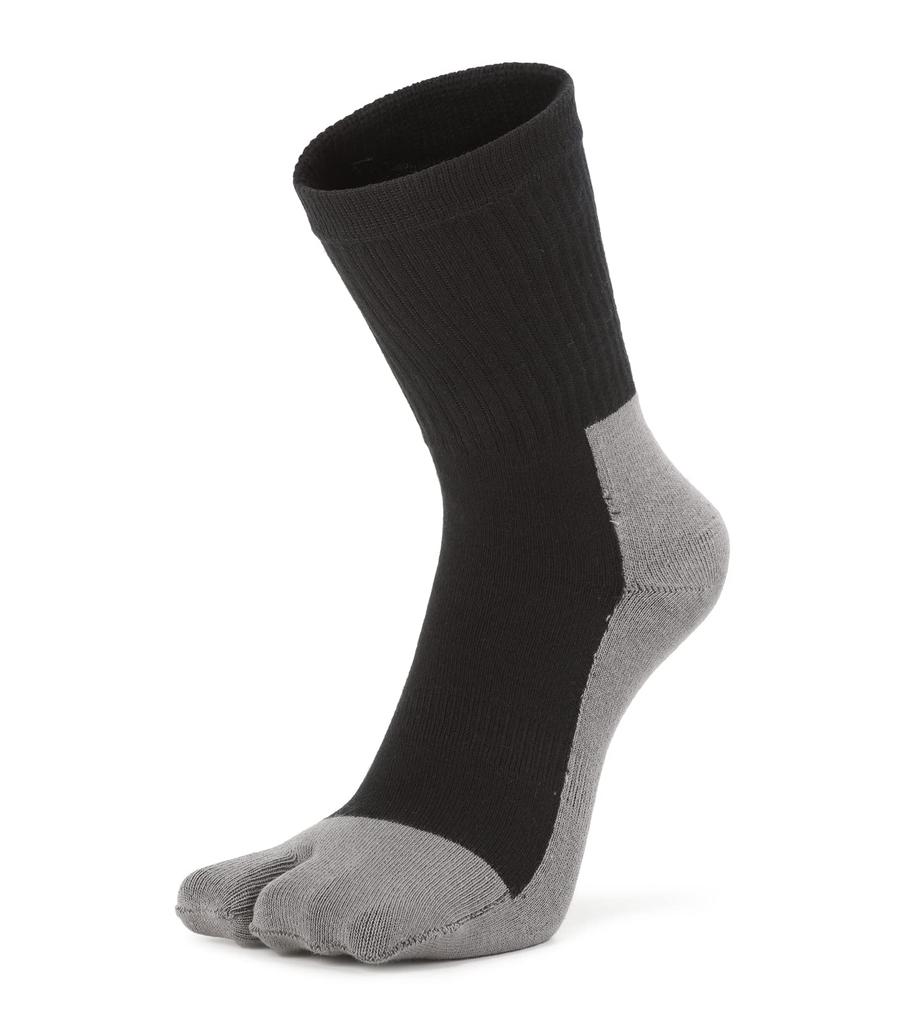 WIOIW Tabi for and Set of 4 Men's Two-Toe Socks, Cotton, Sports, Commuting, School,