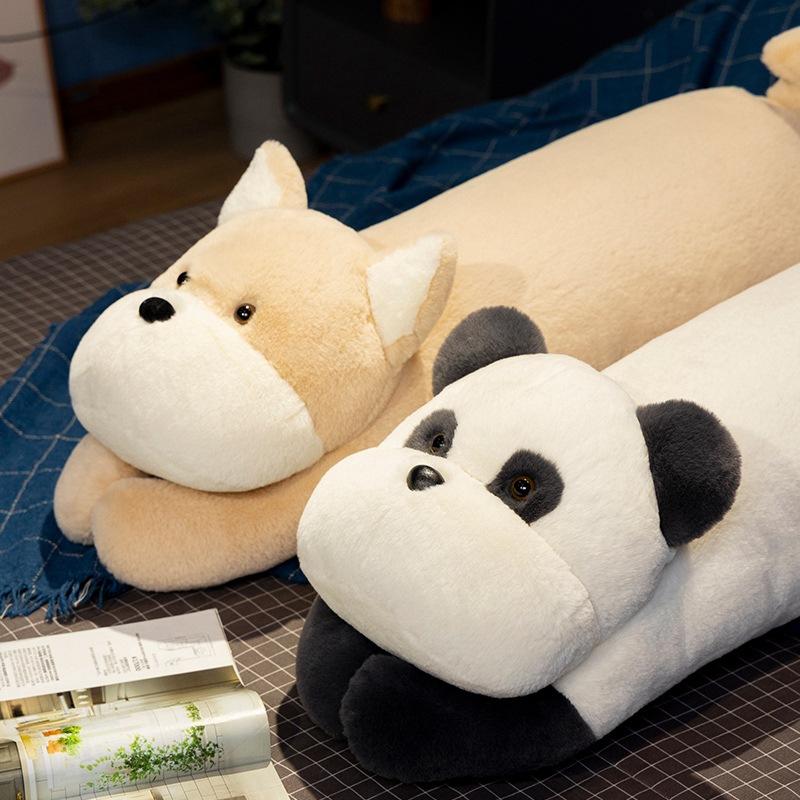 Animal panda porc pernă decorativă jucărie de pluș păpușă păpușă porc păpușă fată dormind picior păpușă marionetă