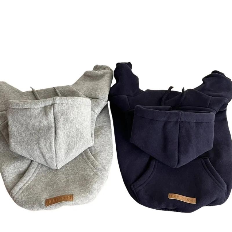 Warm Winter Pet Hoodie Versatile Plush Hoodie Teddy Bear Schnauzer Coat Pet Cat Small Dog Clothes for Small Dogs Puppy Clothing
