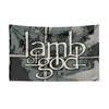 Flaga Zespołu Heavy Rockowego L-Lamb Of Gods 3x5 stóp Baner Poliestrowy z Nadrukiem Cyfrowym do Dekoracji Ściany w Sypialni Dekoracja Gobelinowa na Zewnątrz