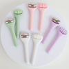 2pcs Facial Roller Set Stainless Steel Ice Roller & Silicone Massage Roller Face Icing Reduce Swelling Skin Massage Care Tools