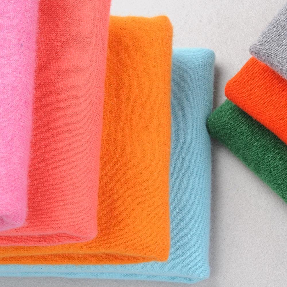 Dámský kašmírový svetr s kulatým výstřihem pro teplo a pohodlí pletený svetr s dlouhým rukávem