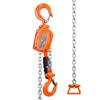 Manual Lever Chain Hoist, 1/2 Ton 1100 Lbs Capacity 10 FT Come Along, G80 Galvanized Carbon Steel with Weston Double-Pawl Brake, Auto Chain Leading &