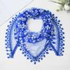 Hollow Women Tulle Shawl Flower Wedding Bridal Shawl Fashion Mantilla Lace Veil  for Church