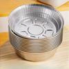 Disposable Circular Oil Proof Aluminum Foil Baking Tray Air Fryer Paper Non Stick Steaming Basket Kitchen Tool Barbecue Drip Pan